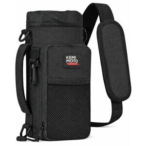 Kemimoto Water Bottle Holder Bag Insulated with Shoulder Strap